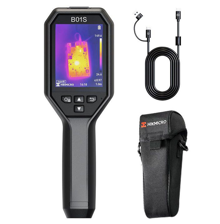 💥 HIKMICRO B01S Wärmebildkamera SuperIR 256×192 mit 3,2″ LCD für 303€ (statt 359€)