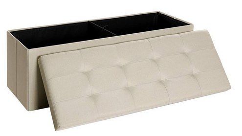 Songmics Sitzbank mit Stauraum, 110cm für 24,99€ (statt 34€)