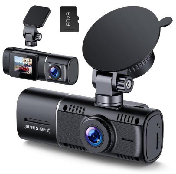 🚘 Volam RM 1080p Dashcam mit Innenkamera inkl. 64GB SD-Karte für 43,99€ (statt 60€)
