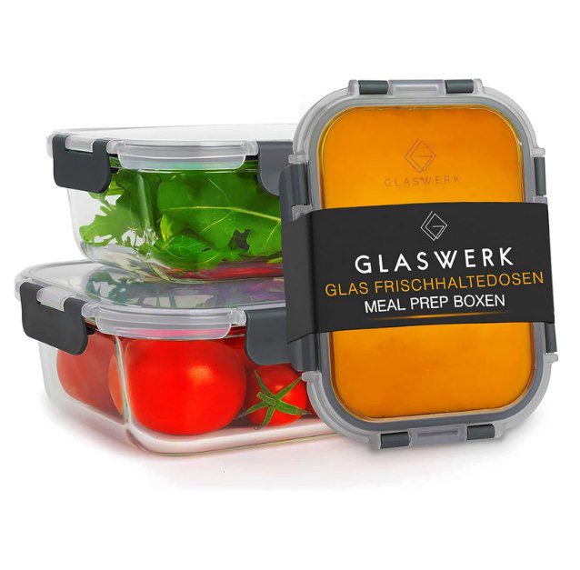 🥙 3x GLASWERK Frischhaltedose mit Lebensmitteldeckel für 18,56€ (statt 29€)