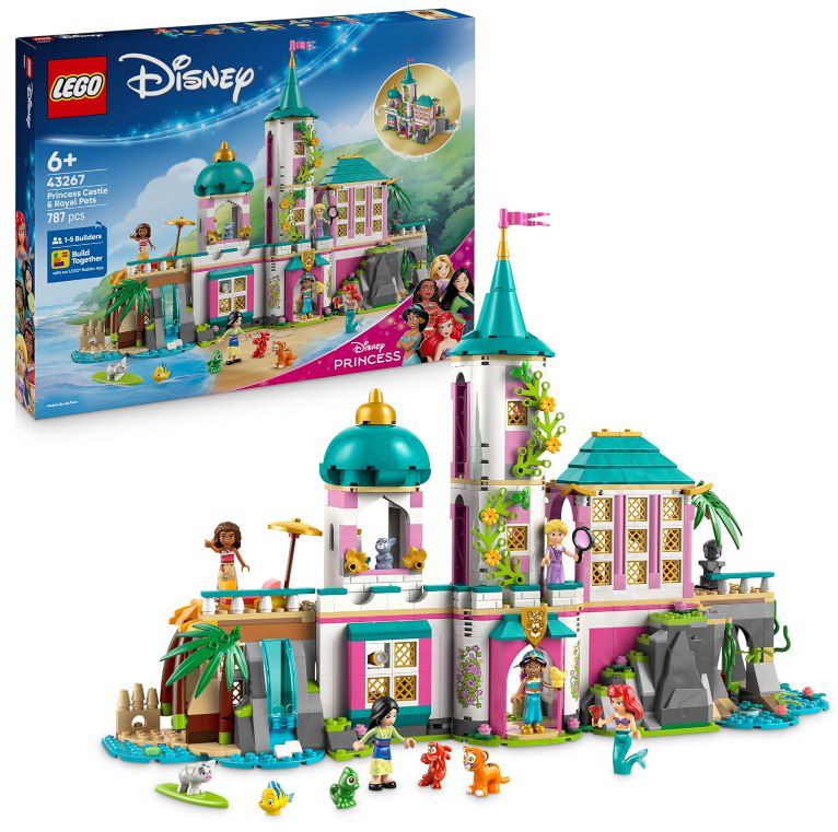 🏰 LEGO 43267 Disney Prinzessinnenschloss inkl. Mini-Figuren für 71,96€ (statt 88€)