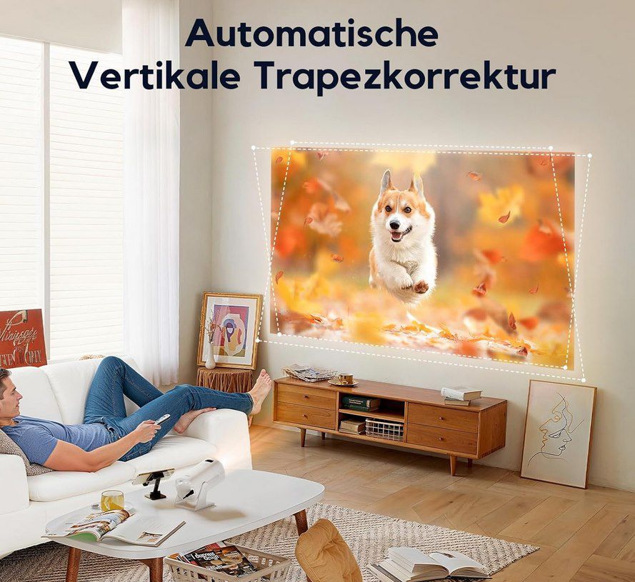 📽️ AKIYO 720p Beamer mit 200 ANSI Lumen für 29,99€ (statt 60€)