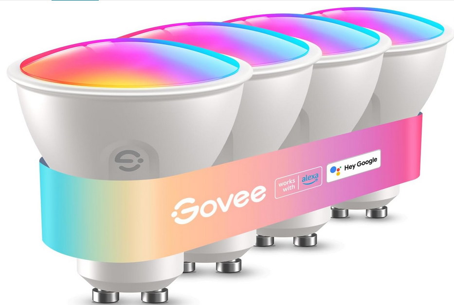 4x Govee GU10 LED RGBWW Smarte Lampen für 31,99€ (statt 40€)