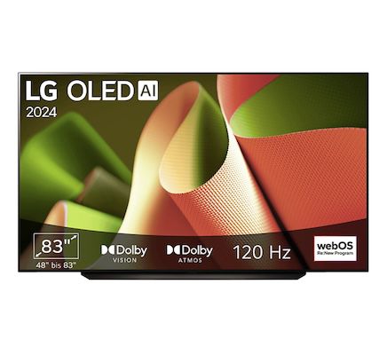 📺 LG OLED83B49LA – 83 Zoll OLED Fernseher mit Dolby Vision für 1.699€ (statt 1.895€)