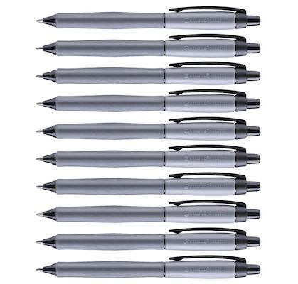 🖊️ 10er Pack STABILO Tintenroller mit Druckmechanik (0,4 mm) für 8€ (statt 16€)