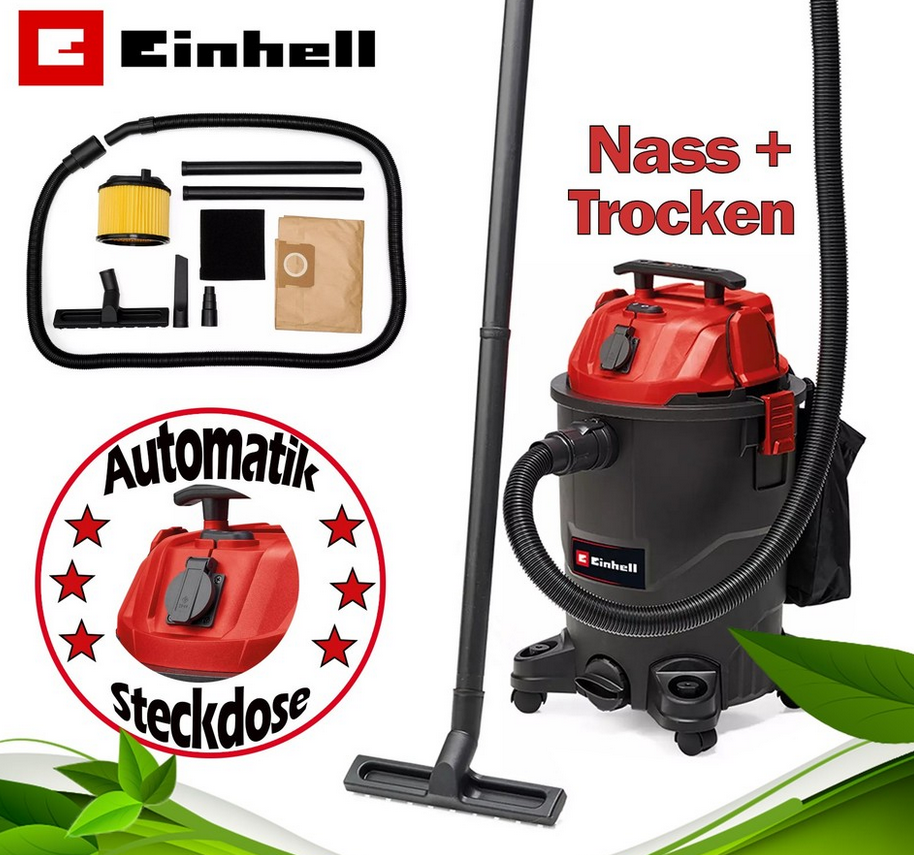 Einhell TC-VC 1930 A Nass-Trockensauger für 72,99€ (statt 106€)
