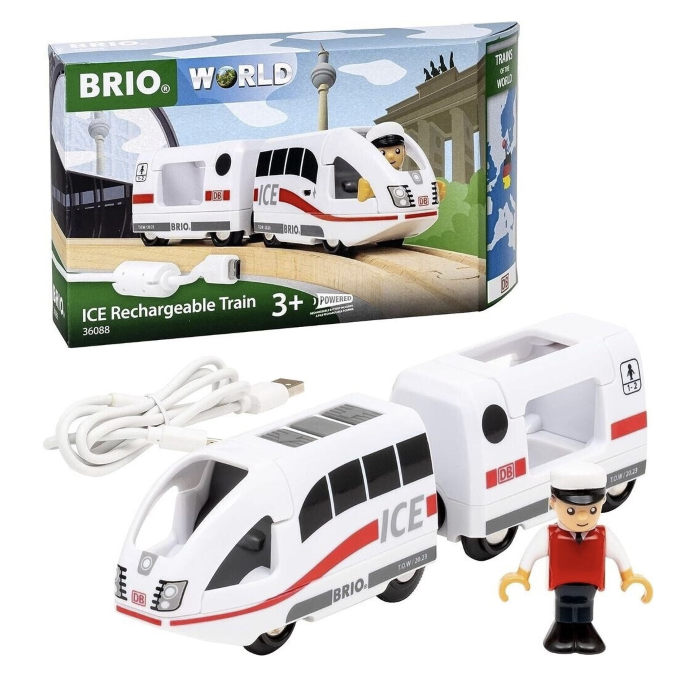 🚋 BRIO World ICE Akku-Spielzeuglok für 23,51€ (statt 36€)
