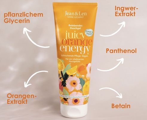 🍊 Jean & Len Duschgel Orange & Ingwer ab 1,79€ (statt 2,75€)   Prime