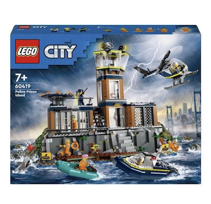 👮‍♂️ LEGO City 60419 Polizeistation auf der Gefängnisinsel für 58,39€ (statt 67€)