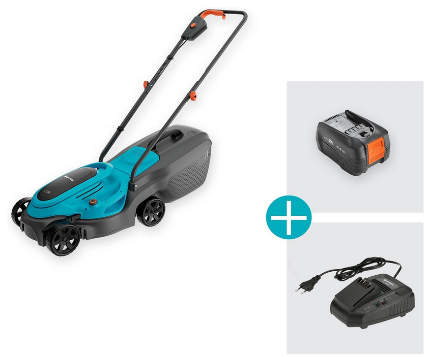 Gardena EasyMax+ 32cm 18V Akku Rasenmäher 200 m² für 97,99€ (statt 142€)