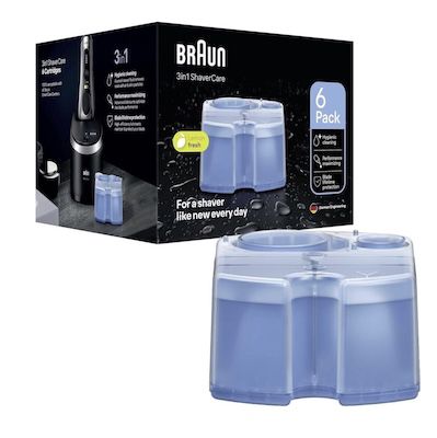 💧 12er Pack Braun 3in1 ShaverCare Reinigungskartuschen für 42,74€ (statt 58€)