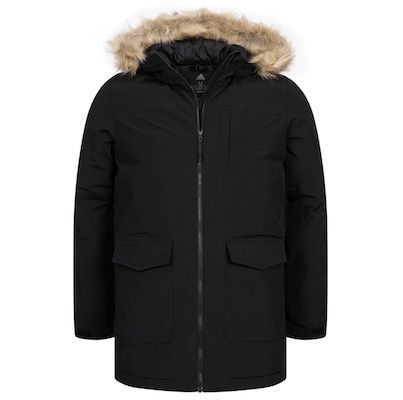 🧥 adidas Hooded Fur Parka Herren Pelz Winterjacke für 74,99€ (statt 97€)