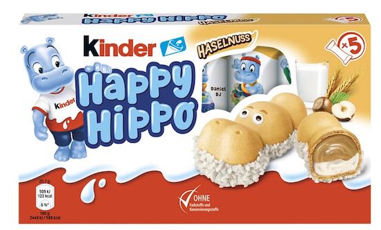 🦛🍫 kinder Happy Hippo Haselnuss für 1,75€ (statt 2,19€)   Prime