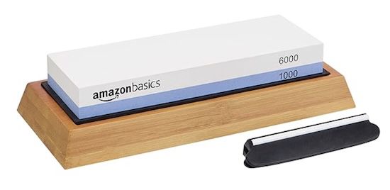 🔪 Amazon Basics Messerschärfstein (Körnung 1000/6000) für 8,42€ (statt 14€)