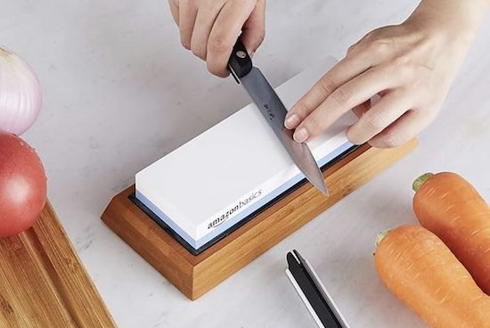 🔪 Amazon Basics Messerschärfstein (Körnung 1000/6000) für 8,42€ (statt 14€)