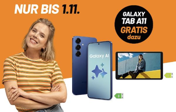 🔥 Galaxy Tab A11 GRATIS dazu 📱 Samsung Galaxy S25 für 99,99€ + Vodafone 50GB Allnet für 19,99€ mtl