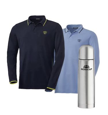 👕 2x Chiemsee Langarm-Poloshirt für 34,84€ (statt 46€) + GRATIS Thermosflasche