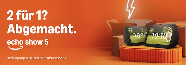 🖥️ 2x Amazon Echo Show 5 (3. Gen) HD Smart-Display für 108,98€ (statt 126€) 🖥️ 2x Amazon Echo Show 5 (3. Gen) HD Smart Display für 108,98€ (statt 126€)