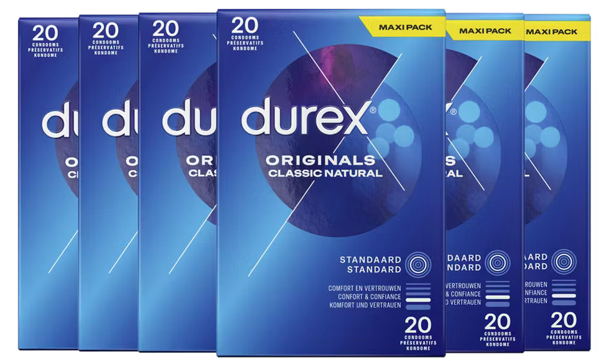 120 Durex Kondome Classic Natural für 50,90€ (statt 80€) 120 Durex Kondome Classic Natural für 50,90€ (statt 80€)