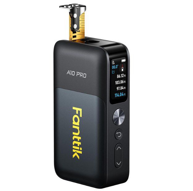 📏 Fanttik A10 Pro 2in1 Laserentfernungsmesser (50m) & Maßband (3m) für 58,49€ (statt 100€)