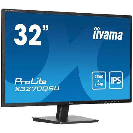 🖥️ iiyama Prolite X3270QSU-B1 31,5″ IPS WQHD Monitor mit 100Hz für 189,92€ (statt 216€)