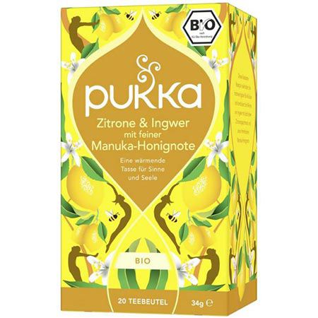 🍵 20 Beutel Pukka Bio Gewürzteemischung Zitrone & Ingwer für 2,99€ (statt 4€)