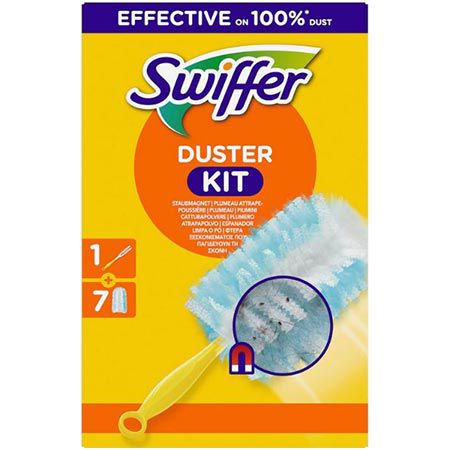 🧹 Swiffer Staubmagnet Starter-Set mit Griff + 7 Nachfülltücher ab 4,71€ (statt 8€)