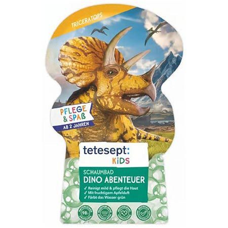 🛀🏻 tetesept T Rex World, Kinder Badespaß Schaumbad, 40ml ab 0,66€ (statt 1€)