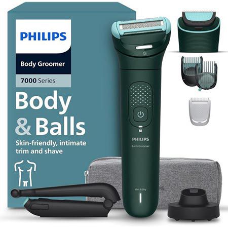 🪒 Philips Body Groomer 7000 Series Trimmer mit 2D-Flexkopf für 59,99€ (statt 100€)