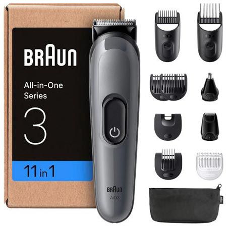 🪮 Braun 11-in-1 All-in-One Series 3 Trimmer-Set für 36,99€ (statt 51€)