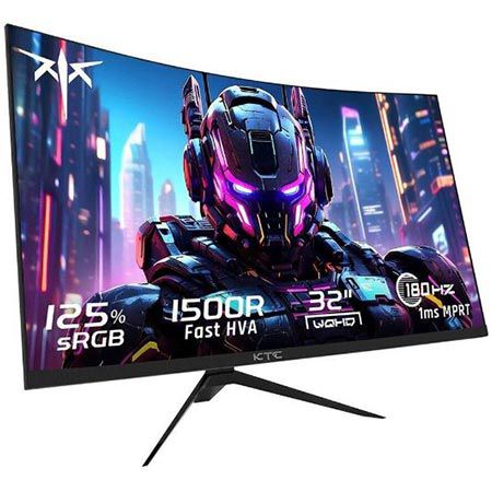 🖥️ KTC H32S17 32″ Zoll 1500R QHD Gaming Monitor mit 170 Hz für 138,28€ (statt 190€)
