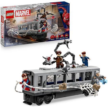 🕷️ LEGO 76321 Spider-Man vs. Doc Ock: Showdown in der U-Bahn für 35,49€ (statt 40€)