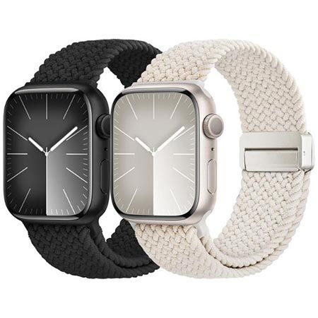 ⌚ 40% Rabatt auf 2er Pack Fullmosa geflochtene Apple Watch Armbänder – ab 9,59€ (statt 19€)