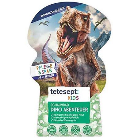 🛀🏻 tetesept T Rex World, Kinder Badespaß Schaumbad, 40ml ab 0,66€ (statt 1€)