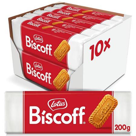 🍪 10er Pack Lotus Biscoff Karamell Kekse, je 200g ab 13,72€ (statt 17€)