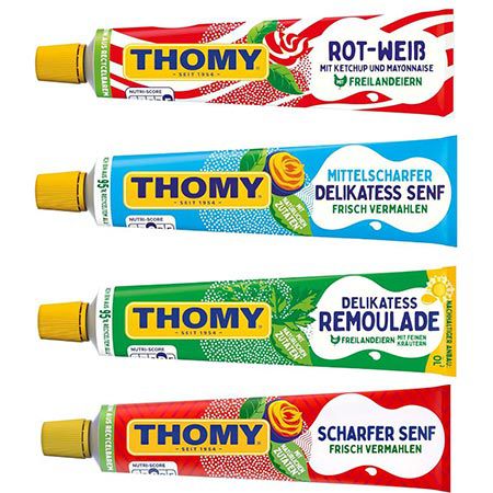 🌭 4er Pack Thomy Saucen-Tuben Bundle, je 200ml für 5,49€ (statt 8€)