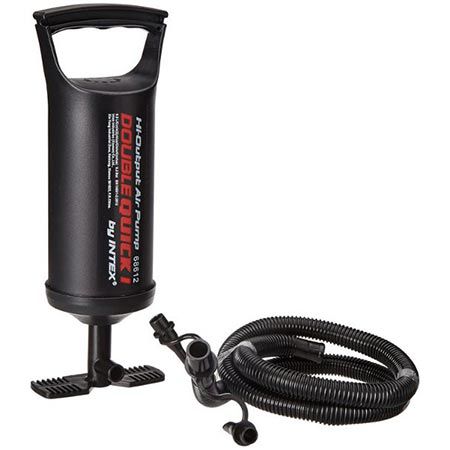 💨 Intex Double Quick 1 Hand Luftpumpe mit 3 Düsenaufsätze für 4€ (statt 7€)