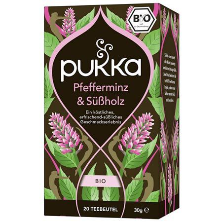 🍵 20 Beutel Pukka Bio Pfefferminz & Süßholz Tee für 2,99€ (statt 4€)