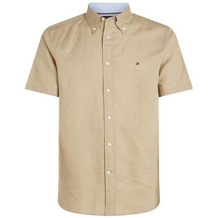 👕 Tommy Hilfiger Linen Blend Solid Hemd für 44,59€ (statt 54€)