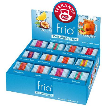 🍵 180 Beutel Frio Collection Box mit 9 fruchtigen Teesorten ab 25€ (statt 31€)