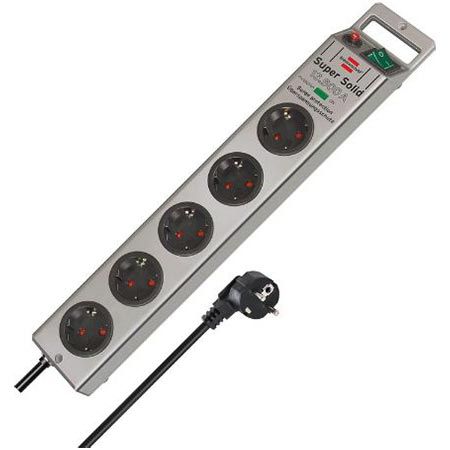 🔌 Brennenstuhl Super-Solid 5-Fach Steckdosenleiste, 2,5m für 15,69€ (statt 23€)