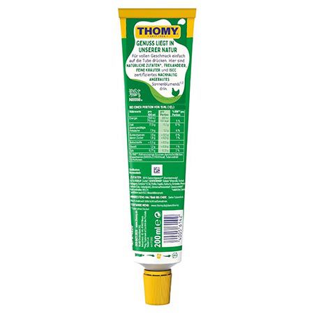 🌭 4er Pack Thomy Saucen Tuben Bundle, je 200ml für 5,49€ (statt 8€)
