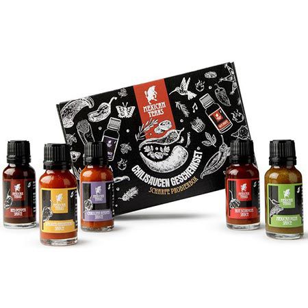 🌶️ 5er Pack Mexican Tears Chili Sauce Mini-Geschenkset für 11,99€ (statt 18€)