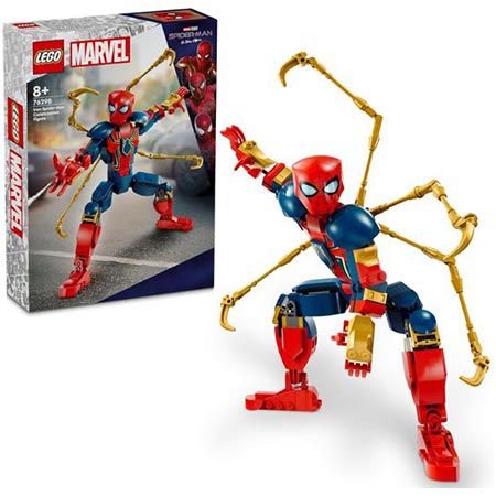 🕷️ LEGO 76298 Marvel Iron Spider-Man Baufigur für 23,49€ (statt 27€)