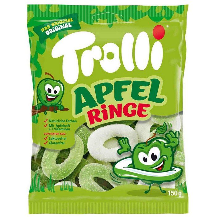 🍏 Trolli Saure Apfelringe (150g) für 0,79€  (statt 1,09€)
