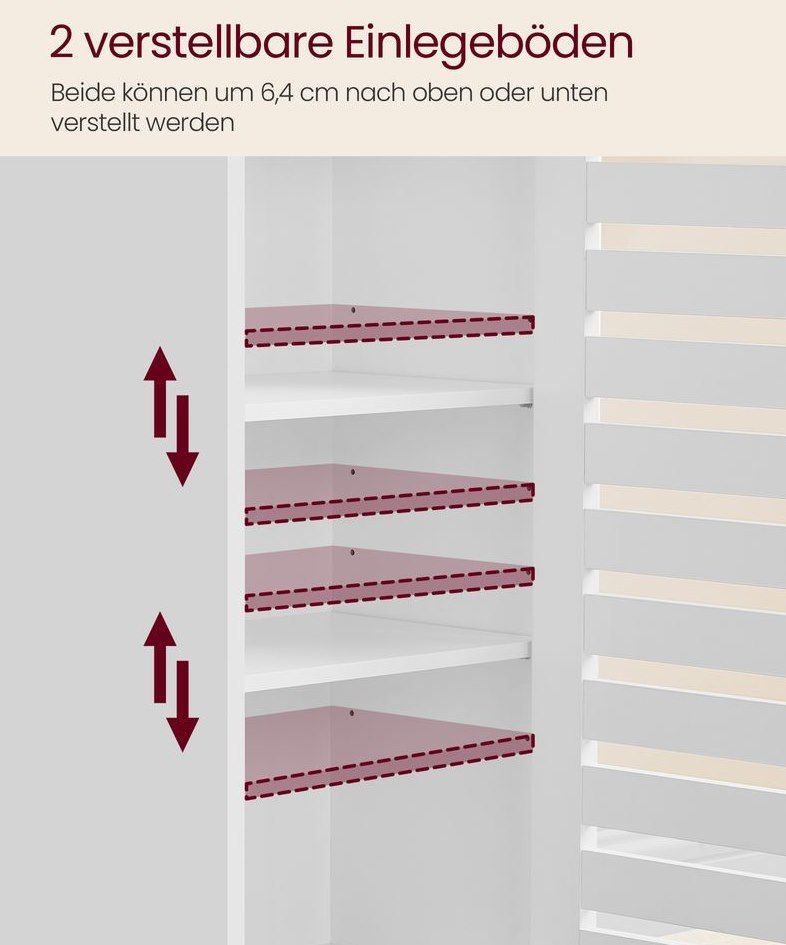 VASAGLE Hochschrank fürs Badezimmer mit 167cm Höhe für 52,49€ (statt 70€)
