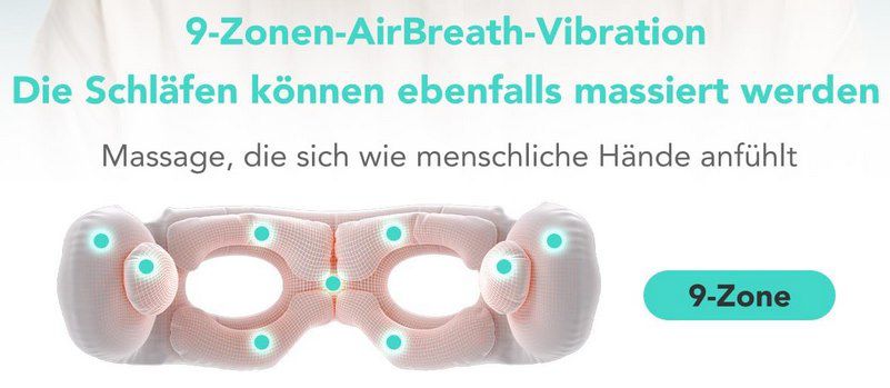 👀 SKG E3 PRO Augenmassagegerät mit Wärme, Vibration & Musik für 47,99€ (statt 80€)