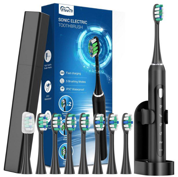 🦷 Elektrische Schallzahnbürste mit 5 Modi für 9,99€ (statt 20€)