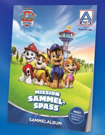 Gratis: PAW Patrol Sticker bei ALDI Nord