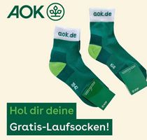 Update! Lokal: Gratis Laufsocken bei der AOK Bayern